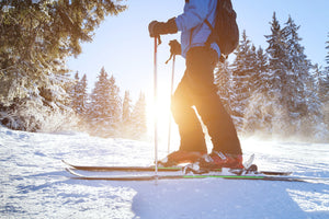 person skiing