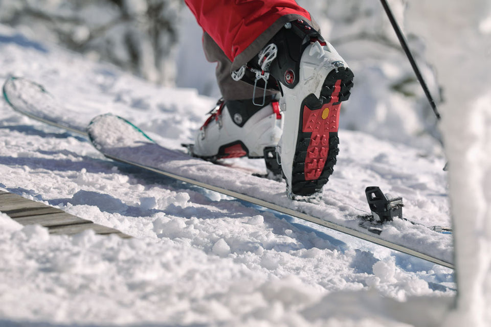person skiing