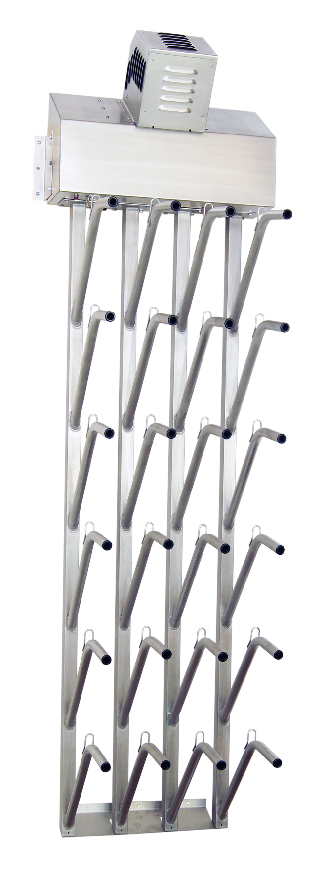 industrial wall mounted twelve pair boot dryer