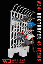 Load image into Gallery viewer, W24 | Wall mounted 24 pr boot dryer (48 boots TOTAL) - Prices start at:
