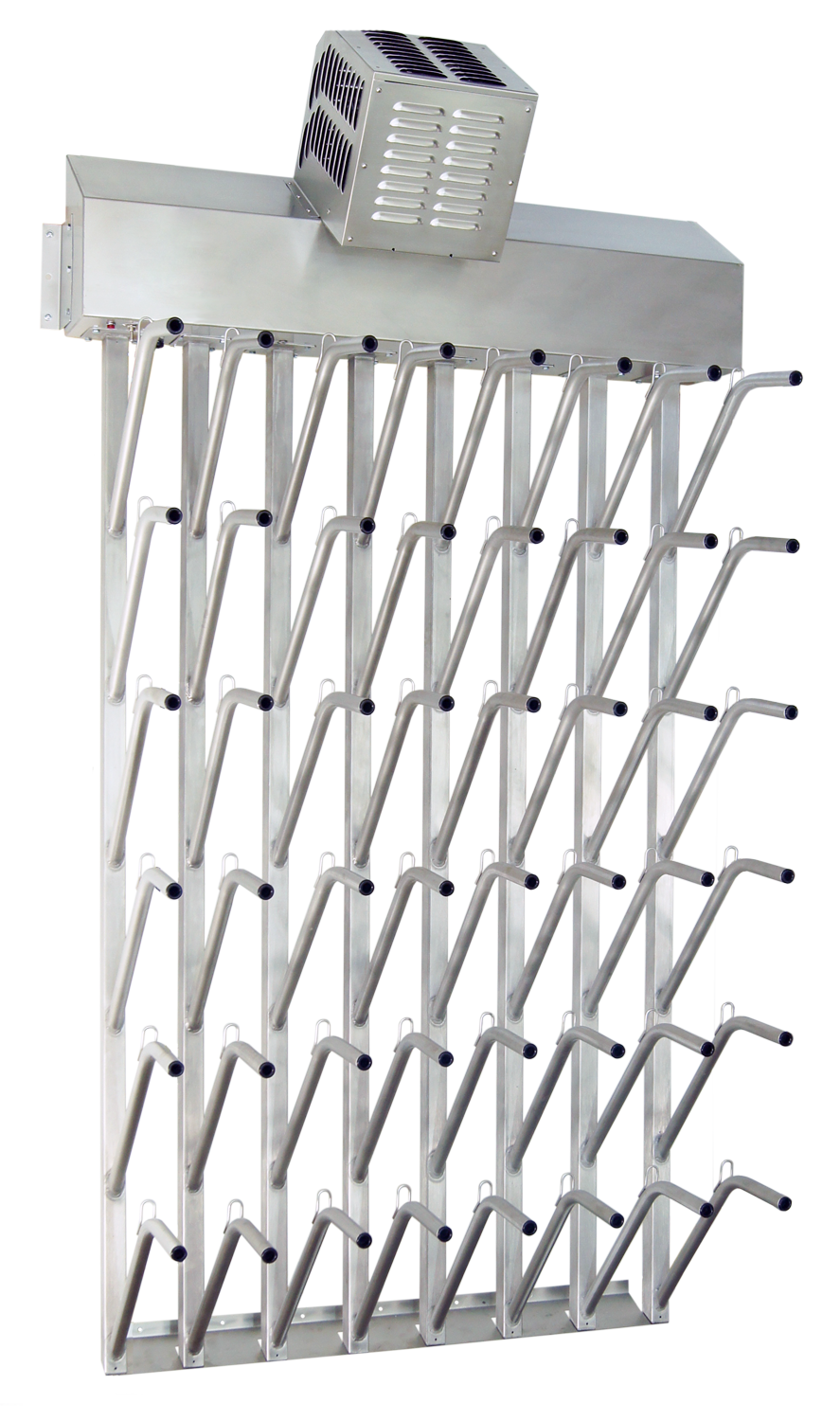 industrial wall mounted twenty four pair boot dryer