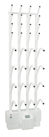 wall mounted eight pair boot and eight pair glove dryer