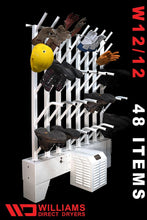 Load image into Gallery viewer, W12/12 | Wall mounted 12 pr boot &amp; 12 pr glove dryer (24 boots &amp; 24 gloves TOTAL) - Prices start at: